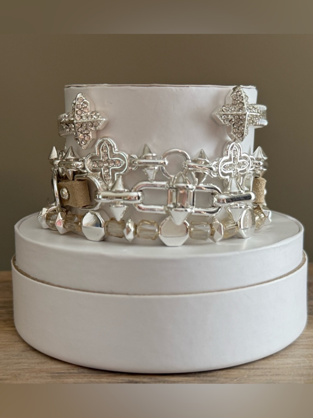 Bomb Party Spring Stack “Live Out Loud, Gorgeous” 4 Pieces. Brand New!